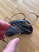 True Vintage Brille, Zwickel, Nasenkneifer mit Lederetui Dresden - Neustadt Vorschau