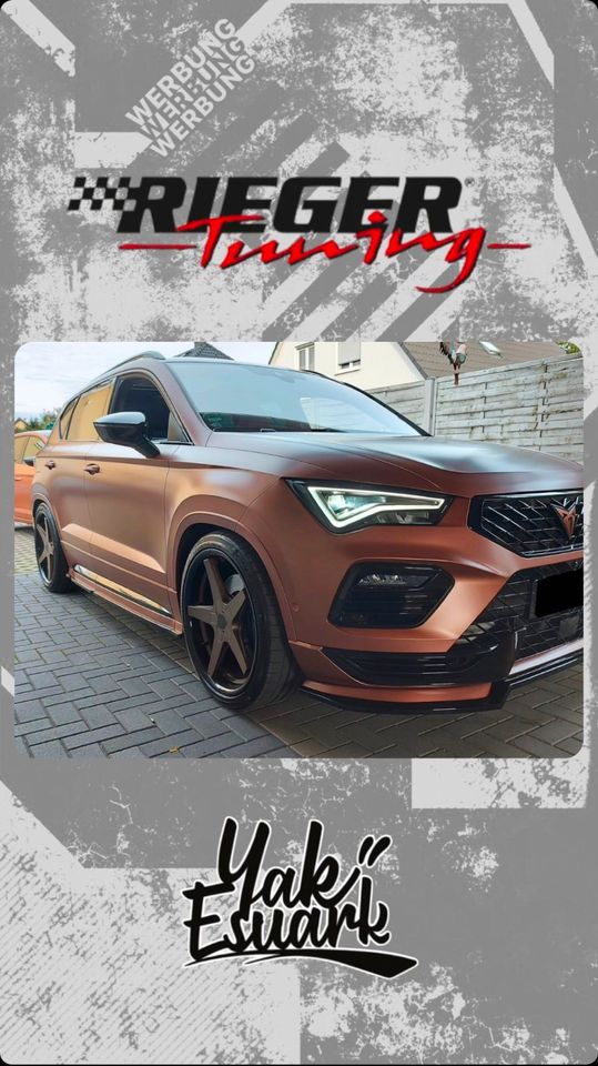 Rieger Tuning - CUPRA Ateca 5FP FL Frontschwert Spoiler YAK