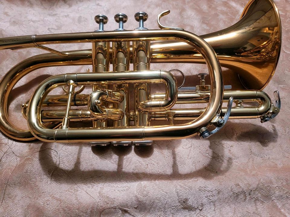 Qualität Trompete Kornett Jupiter 526,Wie Neu, Koffer Mundstück in Riedenburg
