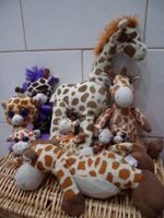 9 Plüschtiere Stofftiere Giraffe Kuscheltiere Zoo Konvolut Dresden - Bühlau/Weißer Hirsch Vorschau