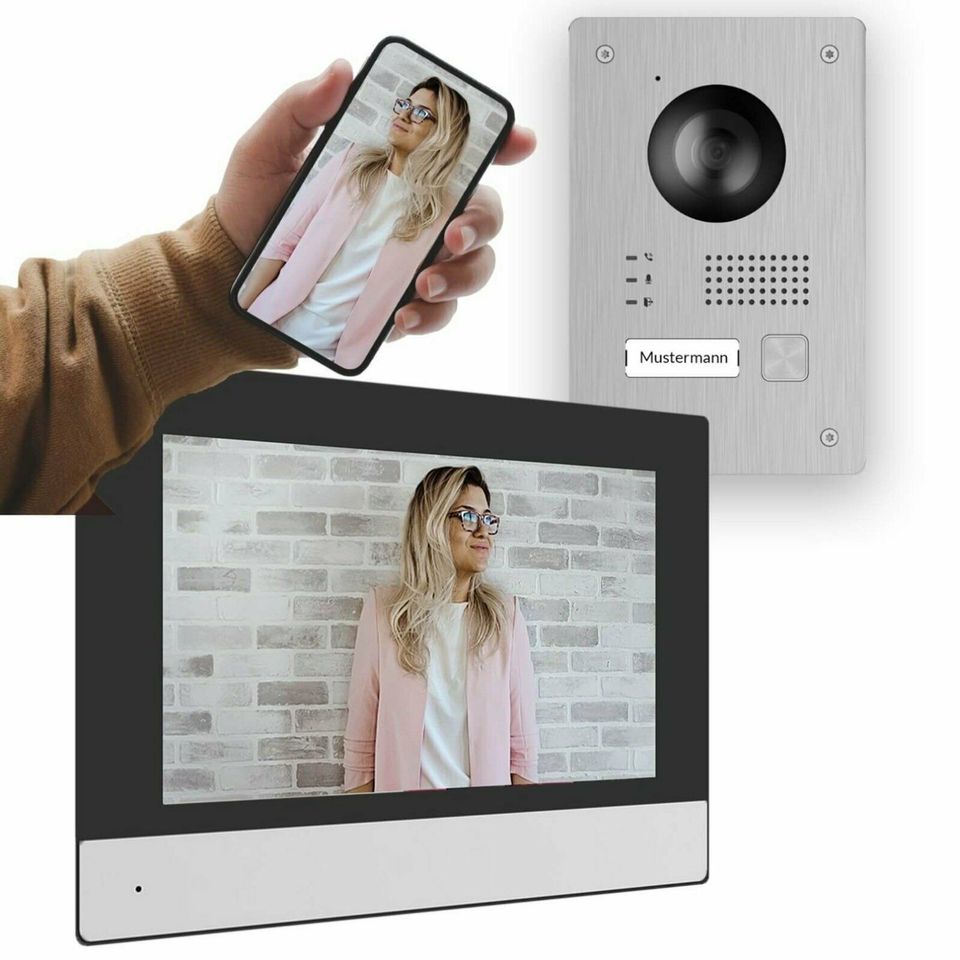 2-Draht Video Sprechanlage SET: 2MP 170° + 7" WLAN Touch TFT in Regensburg