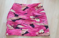 Minirock pink gemustert Gr. 36 - Crinklestoff - wie neu Hessen - Hanau Vorschau