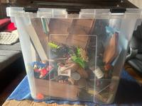 Kiste mit vielen  Playmobilteilen,Playmobil,Figuren,Sammlung,Lego Rheinland-Pfalz - Lustadt Vorschau
