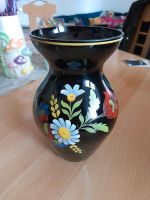 Wunderschöne Vase Vintage 60er handbemalt Unikat Glas Nordrhein-Westfalen - Lünen Vorschau