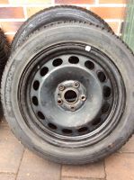 2 x Winterreifen 205/55 R16 auf Stahlfelgen Golf Plus Niedersachsen - Haselünne Vorschau