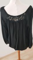 Bluse schwarz  mit Spitze Bayern - Goldbach Vorschau