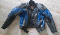 IXS Leder Motorradjacke Schwarz / Blau Größe 40 Bayern - Fürth Vorschau