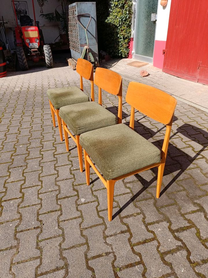 3  Mid Century Stühle 70er Jahre Design Vintage in Mommenheim