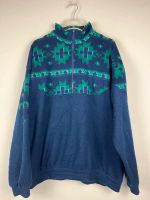 Vintage Fleece Half-Zip Sweater - Retro Pullover - 90s - Gr. XL Niedersachsen - Neuenhaus Vorschau