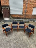 ◤ Esszimmerstühle Stuhl Stühle Teak neu gepolstert Danish Design Erik Kierkegaard Teakholz Vintage Retro Stühle Chairs mid Century Berlin - Mitte Vorschau