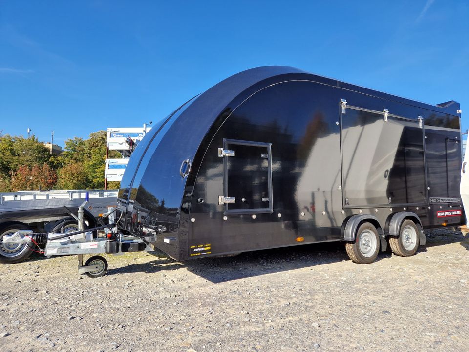 Brian James Trailer 384-1041 black Motorsport Anhänger direkt Neu in Grevenbroich