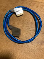 Dickes blaues Scart Kabel 1,5 Meter mit vergoldeten Berlin - Borsigwalde Vorschau