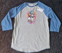 Shirt 3/4 arm grau blau la catrina graffiti gr xs s Neu Rheinland-Pfalz - Bad Kreuznach Vorschau