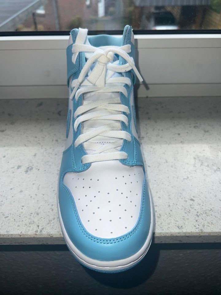 Nike Dunk high Retro blue chill Ungetragen in Klein Offenseth-Sparrieshoop