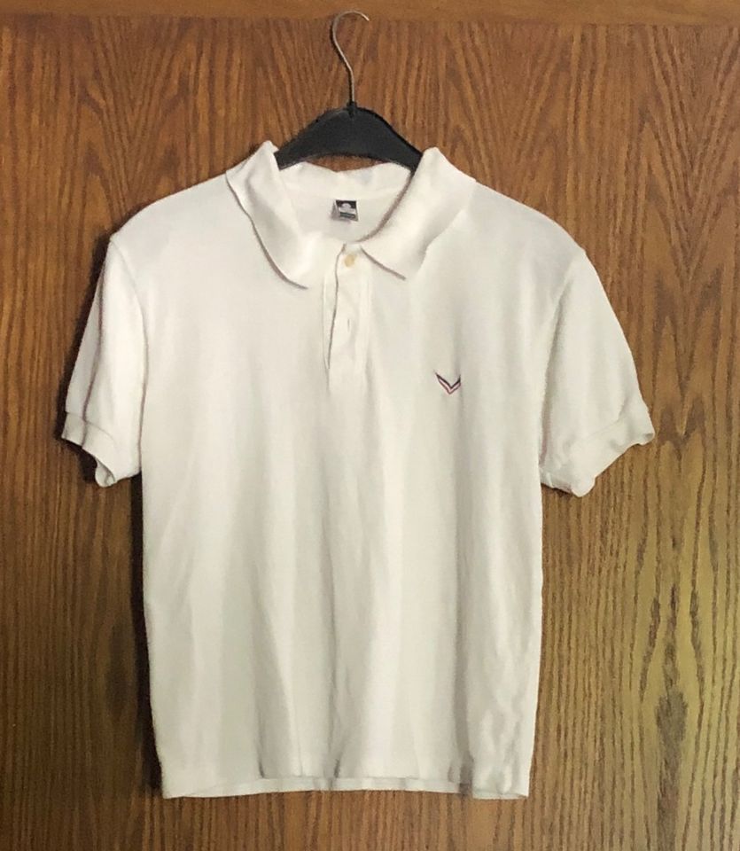 80er/90er Poloshirt weiß Trigema Gr. S / 170/176 in Langwedel