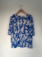 Kokoon M 38 Shirt Bluse 100% Seide oversized Blau weiß Muster Thüringen - Sonneberg Vorschau