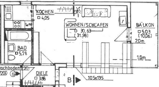 1-RAUM-WOHNUNG IN MEISSEN in Meißen