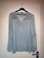 Janina Shirt Langarmshirt Bluse grau-blau 44 Xl Nordrhein-Westfalen - Emsdetten Vorschau