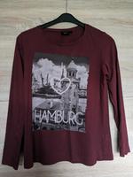 Langarmshirt mit Aufdruck "Hamburg" Gr.40/42 Niedersachsen - Bröckel Vorschau
