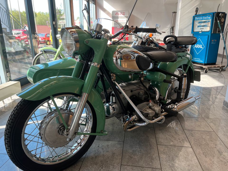 Zündapp KS601 Gespann Steib Seitenwagen Beiwagen KS 601 Oldtimer in Mörlenbach