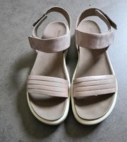 Ecco Sandalen Flow grau grey silber Fußbett 41 Baden-Württemberg - Kornwestheim Vorschau