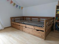 Bett aus Kiefernholz inklusive Lattenrost und Matratze Hessen - Weilrod  Vorschau