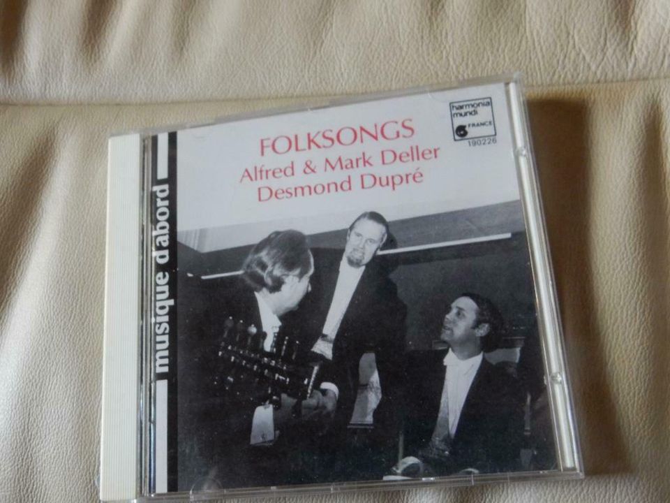 FOLKSONGS ALFRED & MARK DELLER DESMOND DUPRE´ 1972 in Olching