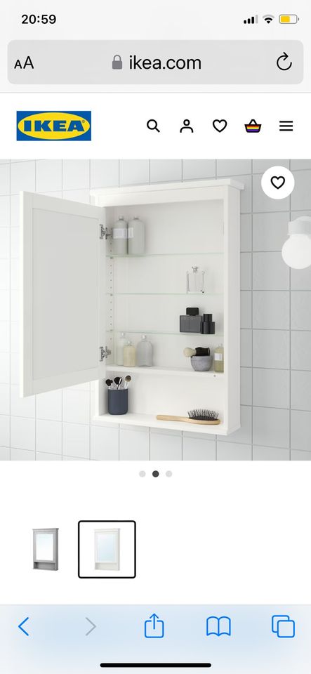 Spiegelschrank Hemnes IKEA in Lübeck