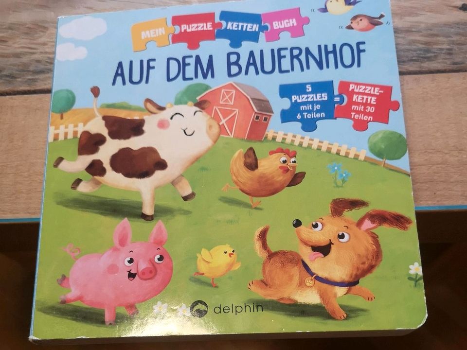 Auf dem Bauernhof Puzzle Buch in Greifenstein