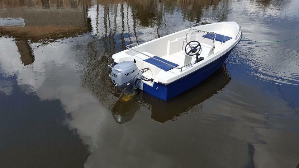 Konsolenboot, Motorboot Freizeitboot,Angelboot,Gleiter ILKA 4 m in Löcknitz