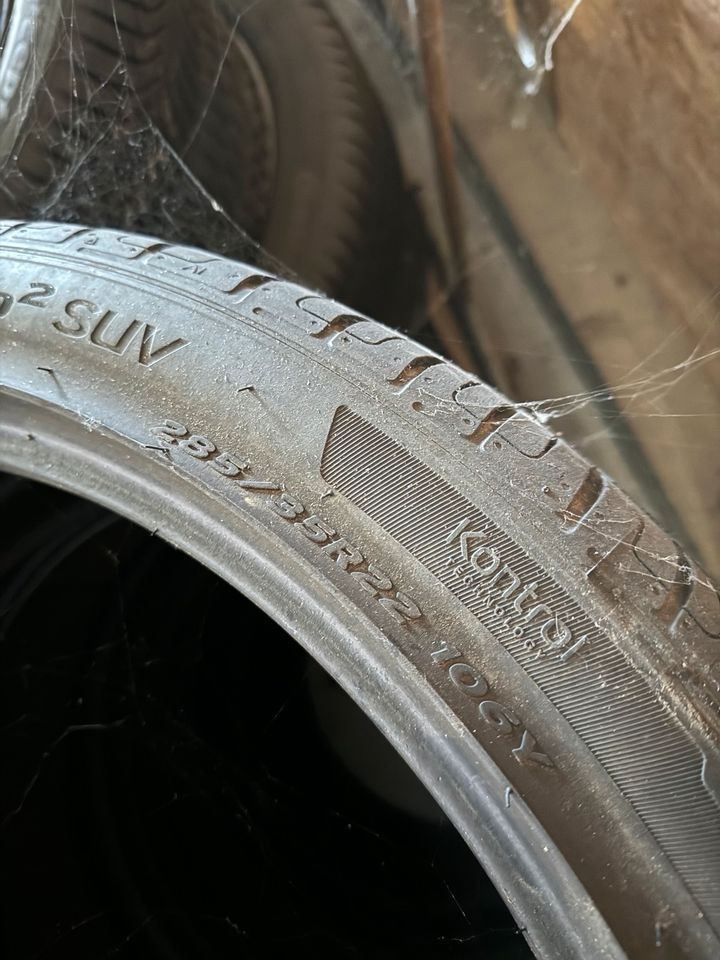 Audi VW BMW Meredes Reifen Räder Hankook 285/35R22 Sommerreifen in Zeven