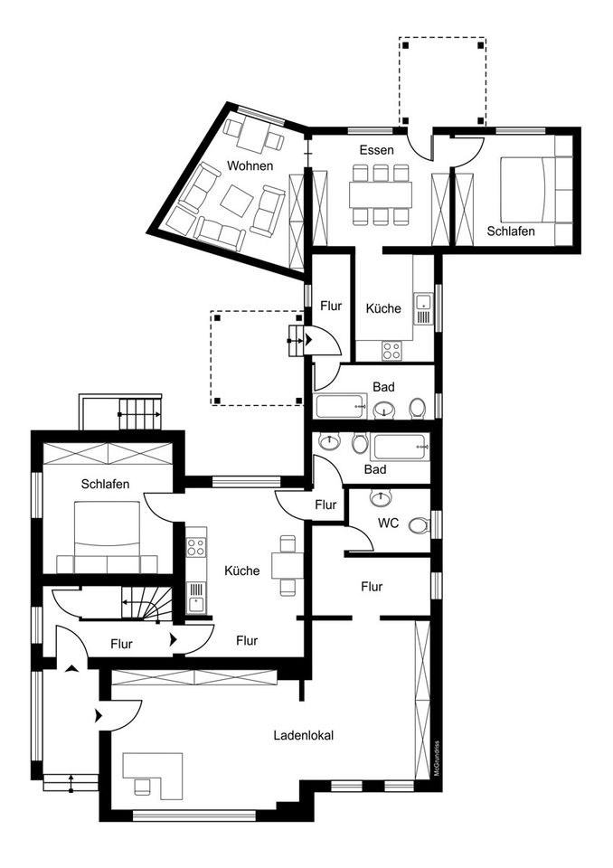 #KOMINOS IMMOBILIEN# saniertes Wohn & Geschäftshaus in bester Lage in Herscheid in Herscheid