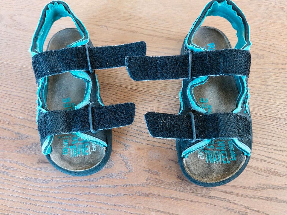 Sandalen Sommerschuhe Richter Leder Klettverschluss 32 in Prem