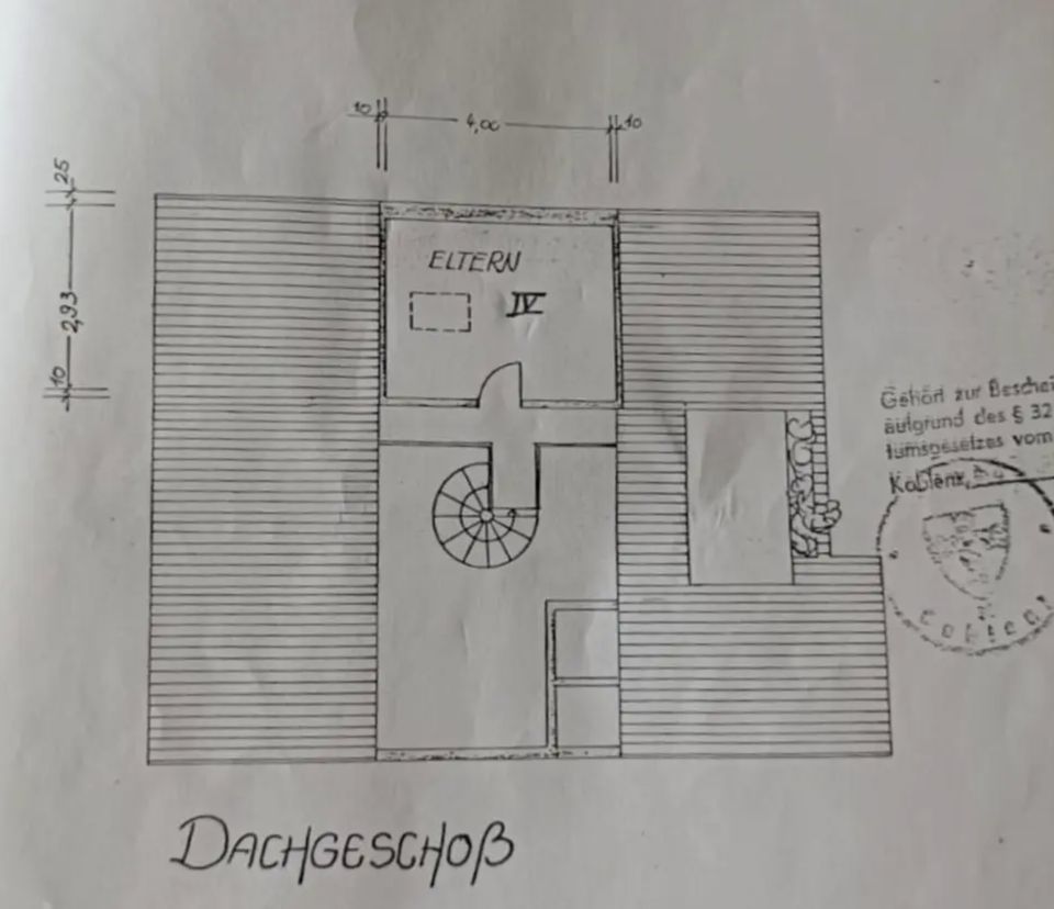 Modernisierte 3ZKB Maisonette Wohnung Dachterrasse Provisionsfrei in Koblenz