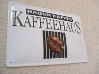 Blechschild HAGEN KAFFEE HEILBRONN Kaffeehaus Reklame geprägt Baden-Württemberg - Heilbronn Vorschau