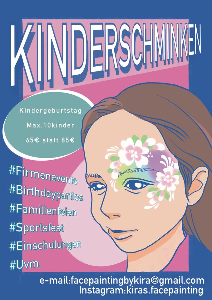 Kinderschminken in und um Oldenburg in Wiefelstede