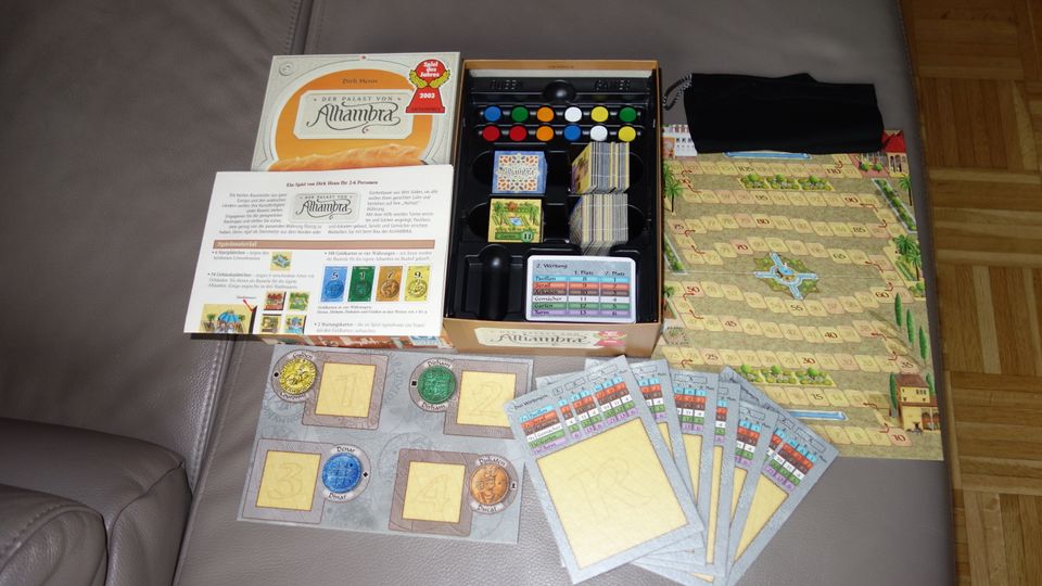 Der Palast von Alhambra, neuwertig, Spiel des Jahres 2003 in Ingolstadt