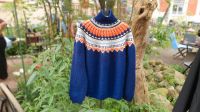 Pullover 60er Jahre Gr 42 Vintage Retro Strickjacke blau Bremen-Mitte - Ostertor Vorschau