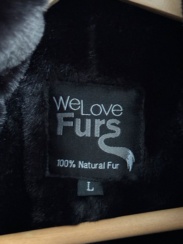 WeLoveFurs Parka L We Love Furs Echtpelz Pelz Jacke in Plothen