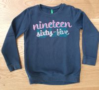 Benetton Pullover Mädchen, blau, Pailletten, Größe 116/122 Bayern - Eching (Kr Freising) Vorschau