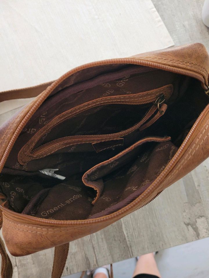 Herrentasche ( echtes Leder) braun in Leipzig