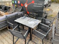 Tisch Stühle 8er Set Glas Garten Terrasse Outdoor Möbel UVP 1419€ Hessen - Alsfeld Vorschau