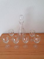 Glas Set und Karaffe  geschliffen mit Blumen und Namen Niedersachsen - Bardowick Vorschau