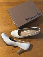 Tamaris Pumps weiß Gr 41 Nordrhein-Westfalen - Overath Vorschau