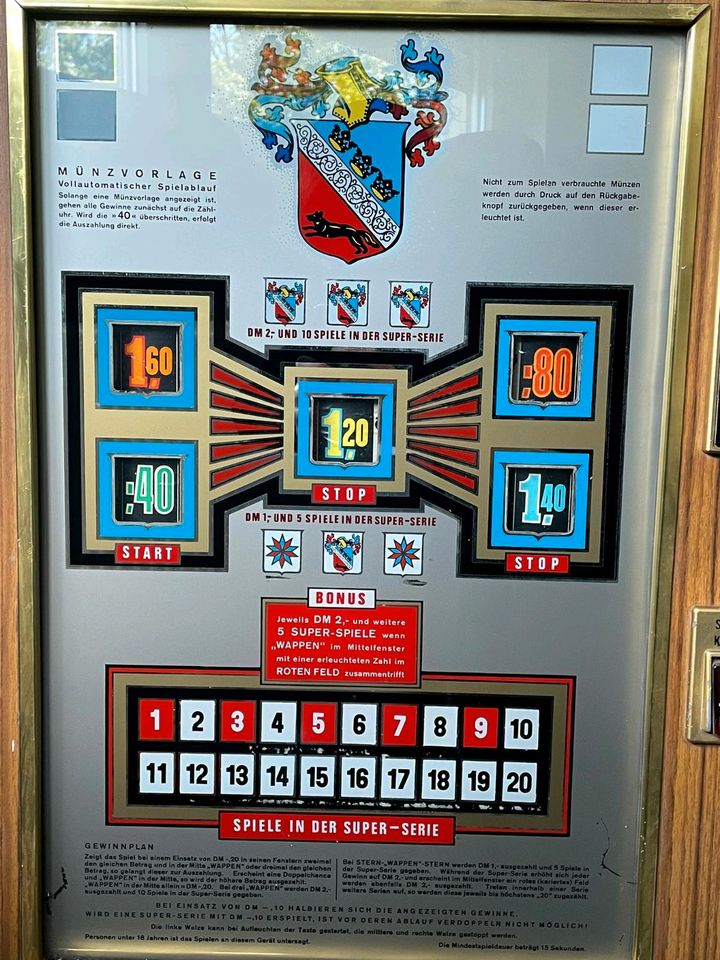 Rotomat Ariston / Rotomat Monarch Glücksspielautomat in Höxter