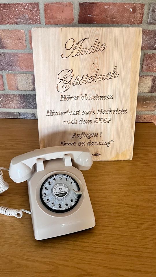 TnT Audiogästetelefon Audiogästebuch Gästebuch Telefon Retro in Hellenthal