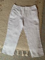 Taifun Gerry Weber Leinen Culotte 40/42 grau/weiss Streifen leich Brandenburg - Stahnsdorf Vorschau