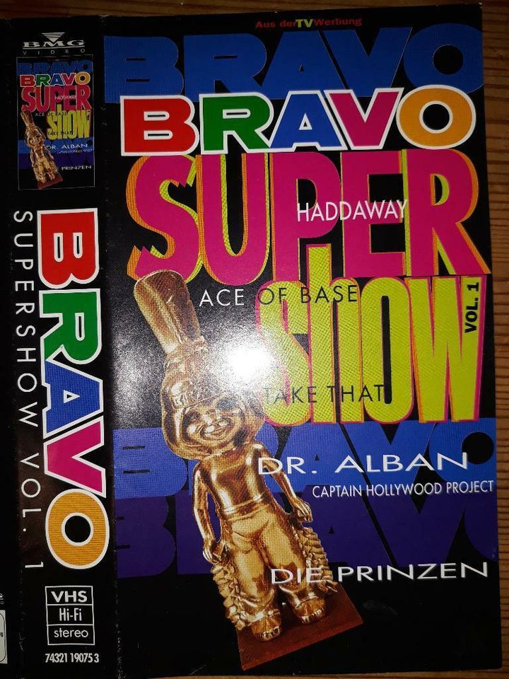 Bravo SuperShow Vol.1 DAS VIDEO Original VHS-KASSETTE1994 RARITÄT in Berlin
