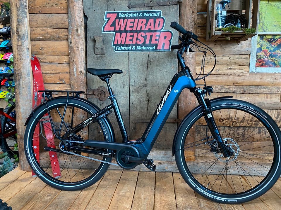 Conway Cairon TR 3.8 Bosch 625Wh Trekking E-Bike Tiefeinstieg Rücktritt  Pedelec in Nordrhein-Westfalen - Waldbröl | Gebrauchte Damenfahrräder  kaufen | eBay Kleinanzeigen ist jetzt Kleinanzeigen