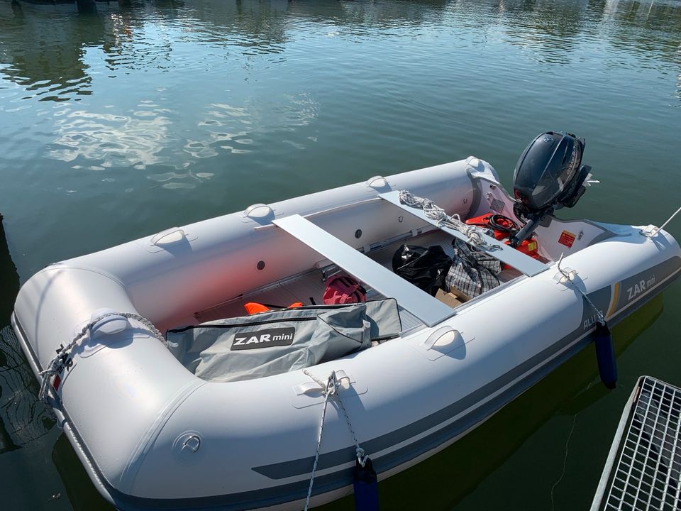Schlauchboot Zar Mini Alu 13 mit Yamaha Motor in Iserlohn